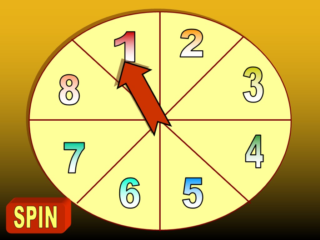 1 2 3 4 SPIN 5 6 7 8